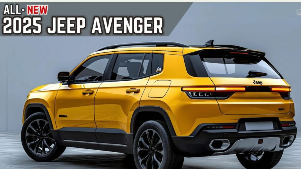 2025 Jeep Avenger का डिज़ाइन