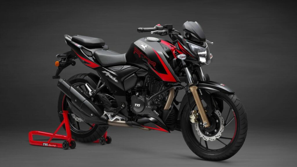 MG TVS Apache RTR 200 4V का डिजाइन