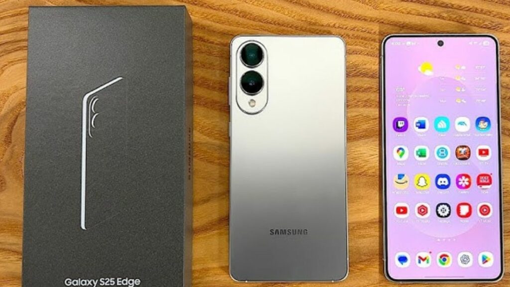 Samsung Galaxy S25 Edge Display