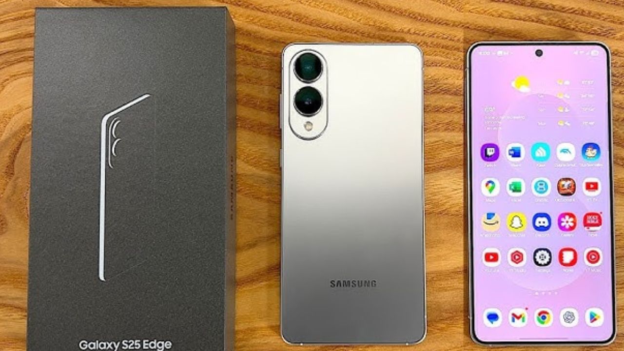 Samsung Galaxy S25 Edge Display
